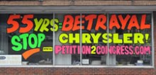 STOP CHRYSLER AND THE GOVERNMENT FROM TERMINATING DEALERS