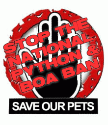 National Python & Boa Ban Call In